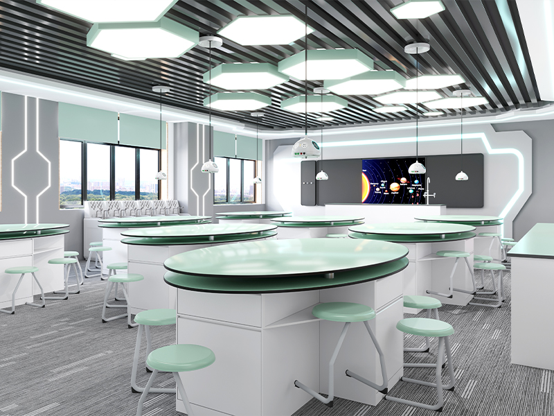 科學(xué)實(shí)驗(yàn)室（全鋼橢圓桌）